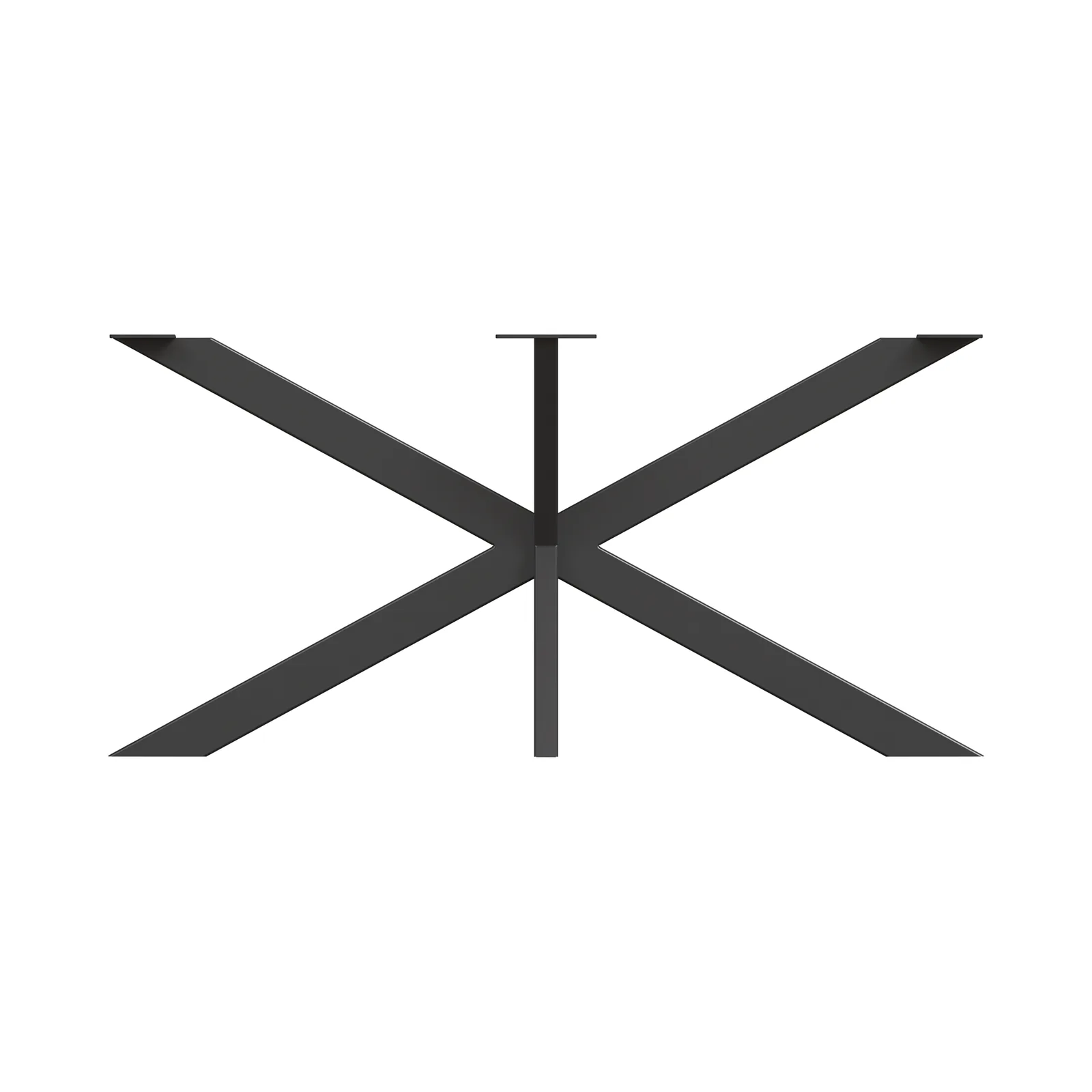 MODEL-XXR Kreuzgestell aus Stahl in Schwarz