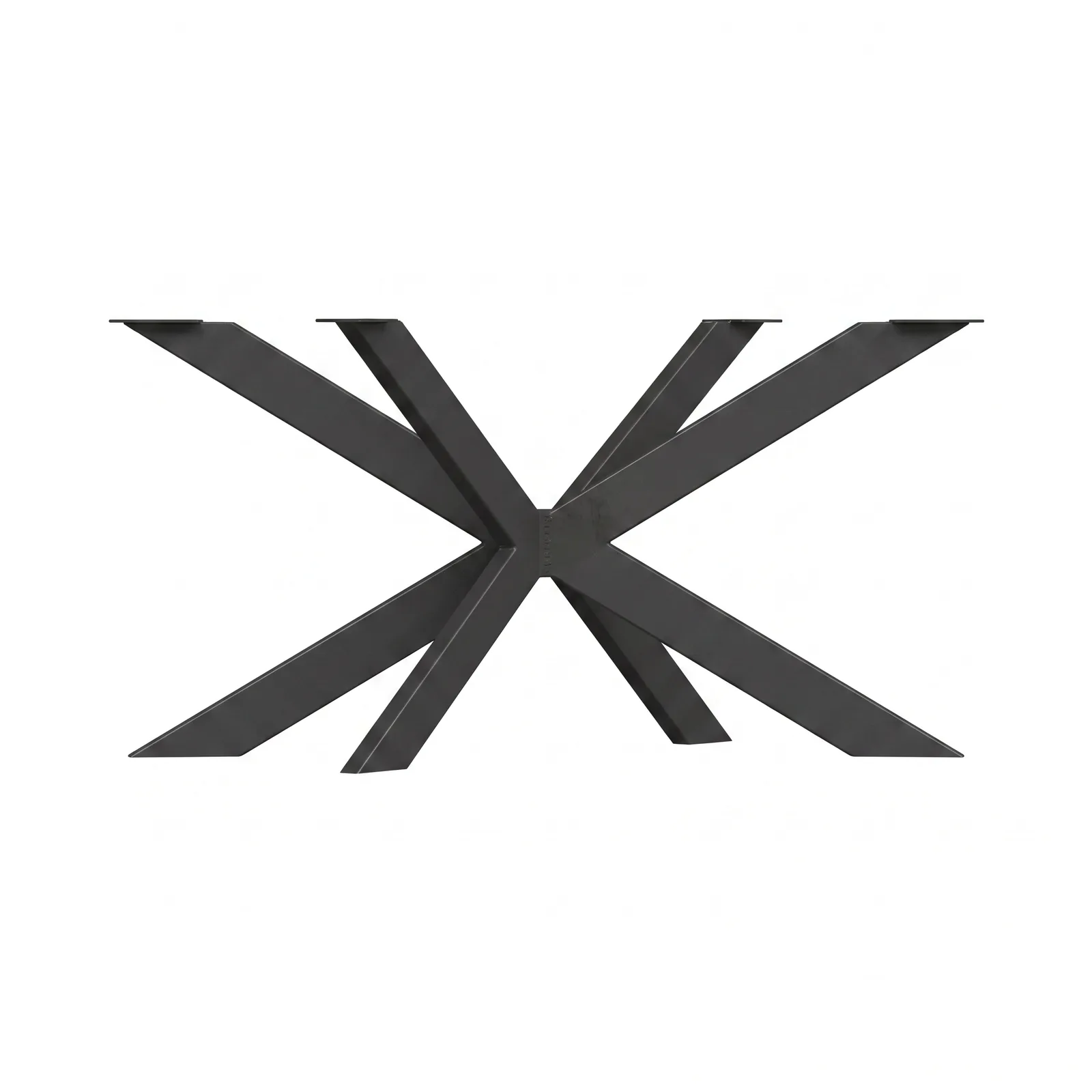 MODEL-XXZ Kreuzgestell aus Stahl in Schwarz