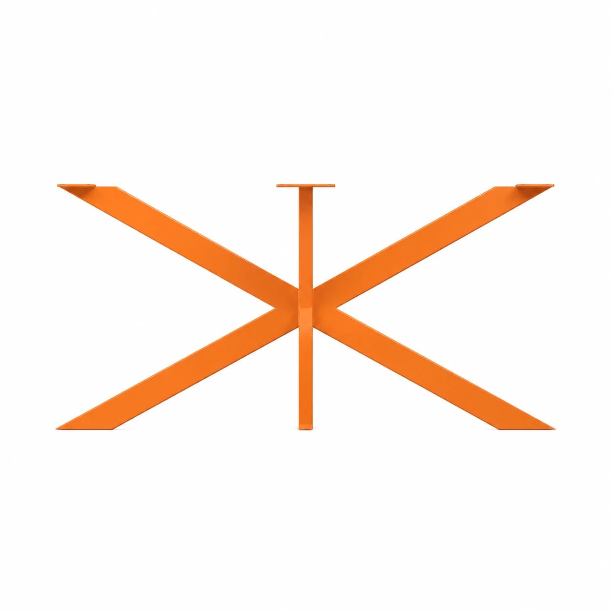 MODEL-XXR Kreuzgestell aus Stahl in Reinorange (RAL 2004)