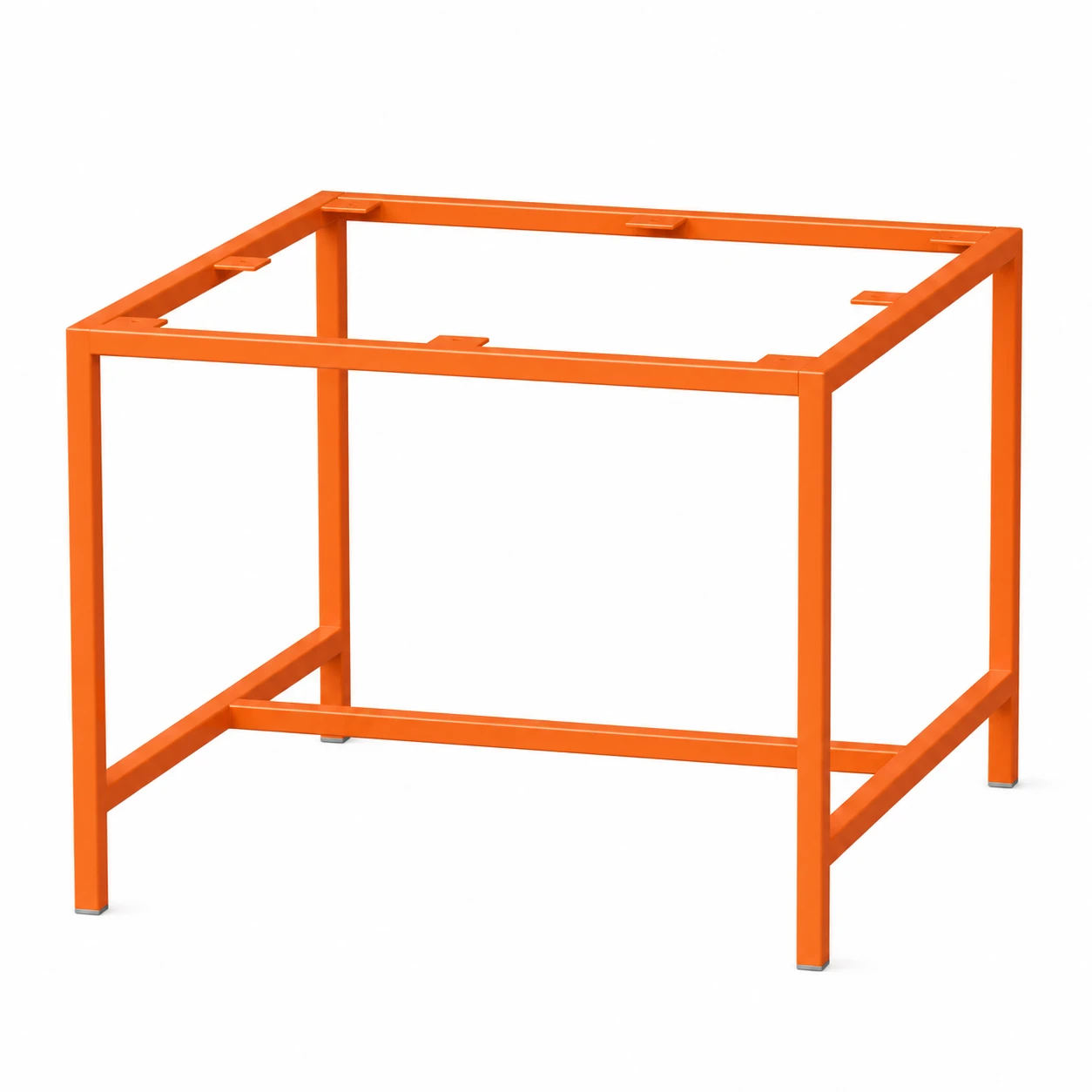 TORE-2 Couchtisch-Gestell aus Stahl in Reinorange (RAL 2004)